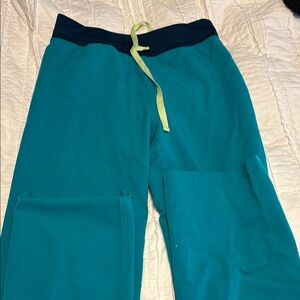 Figs Pants with Navy Waistband